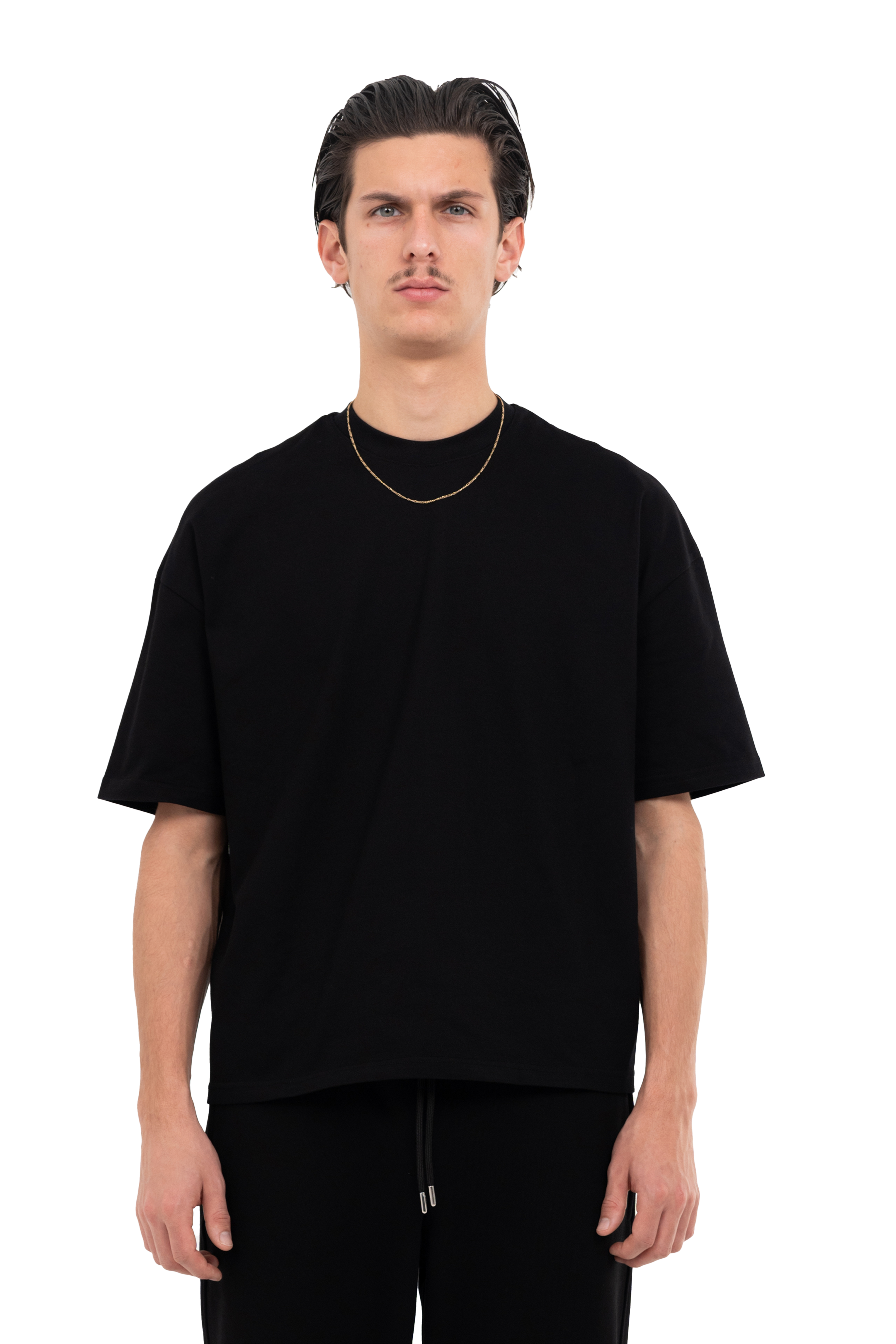PLAIN TEE BLACK