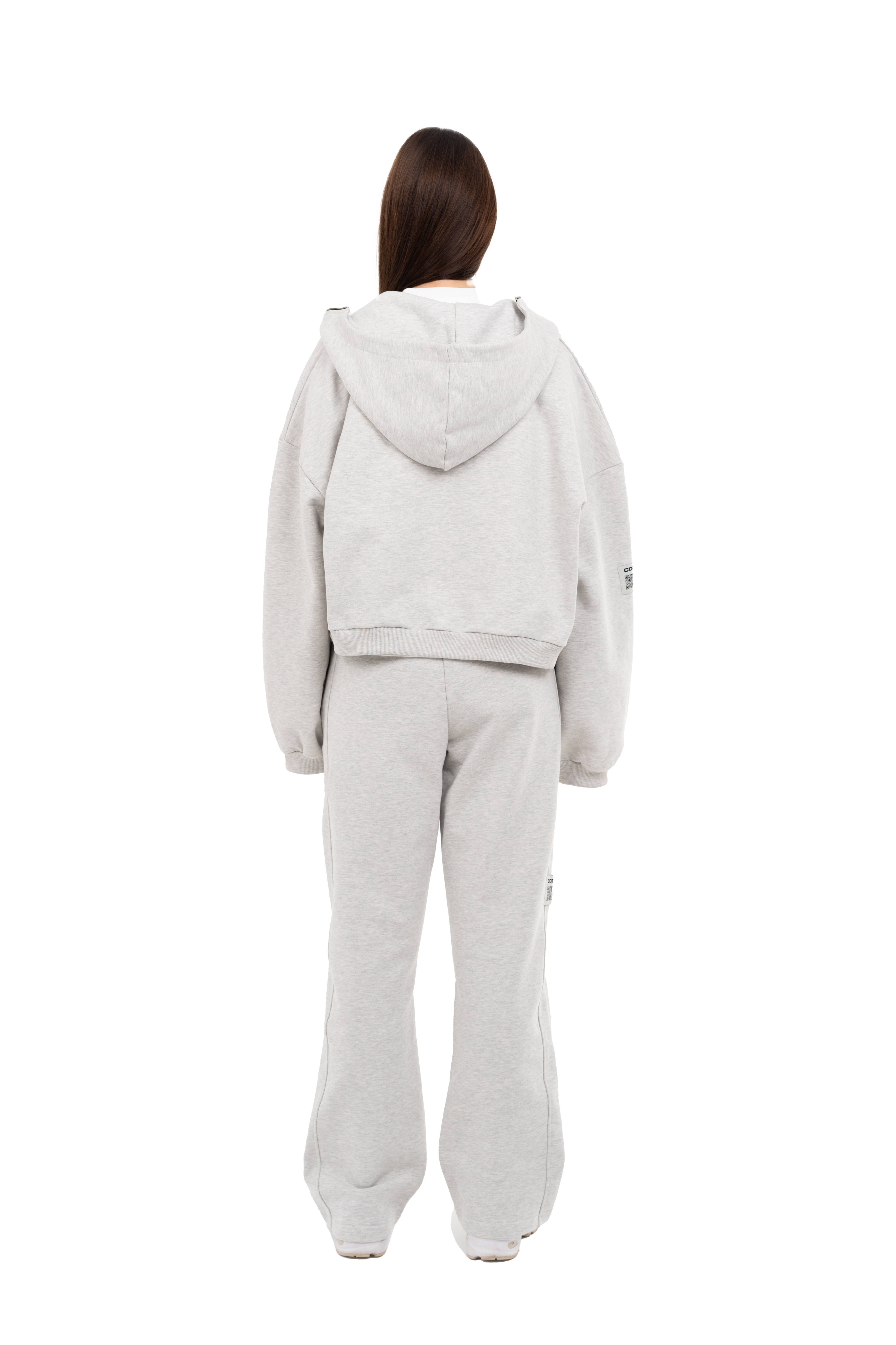 PLAIN ZIPPER GREY